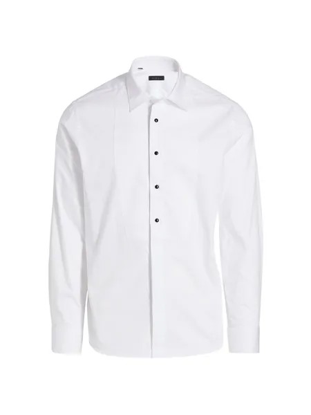 Рубашка-смокинг с заклепками для путешествий Saks Fifth Avenue, белый