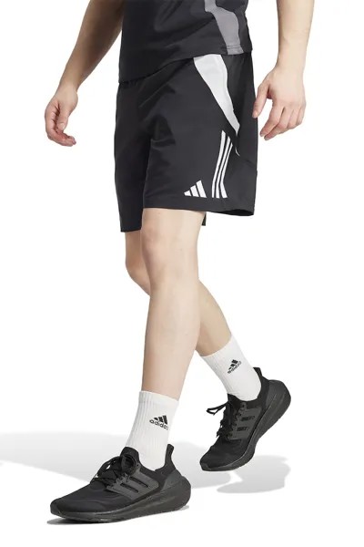 Футбольные шорты с эластичной резинкой на талии Adidas Performance, черный