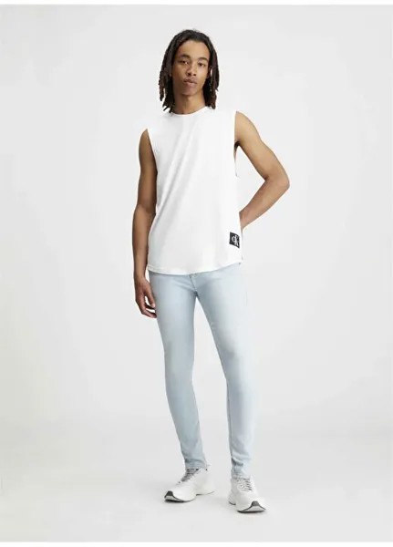 Белая мужская майка J30J325529YAF Calvin Klein Jeans, белый