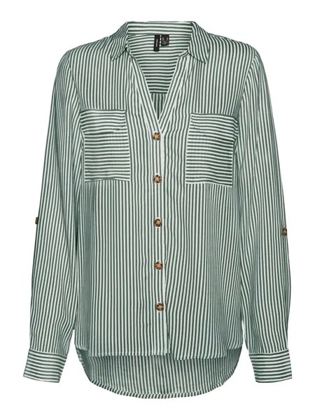 Блуза Vero Moda BUMPY, темно-зеленый