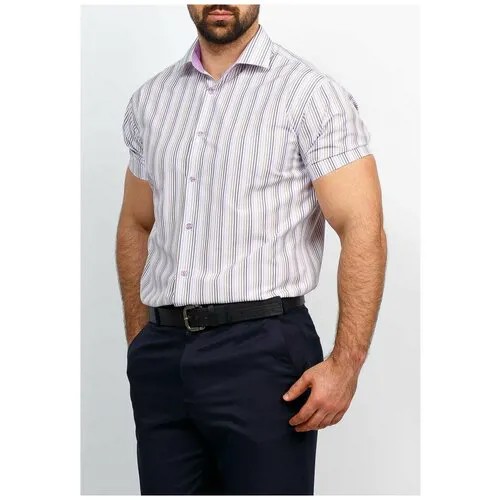 Рубашка GREG, размер 174-184/40, фиолетовый
