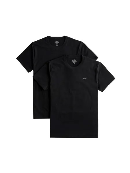Футболка стандартного кроя Hollister, черный