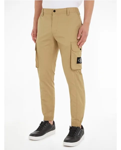 Мужские брюки-карго Calvin Klein Jeans, кремовый