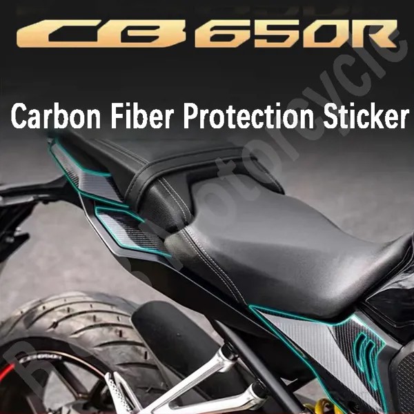 Набор наклеек для Honda CB650R, защитная наклейка из углеродного волокна, полноразмерная пленка, водонепроницаемая, устойчивая к царапинам модификация украшения