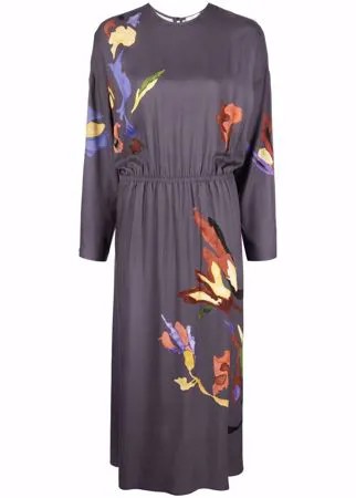 Alysi платье с длинными рукавами и цветочным принтом