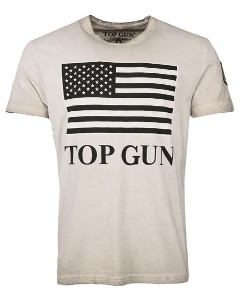 Футболка TOP GUN Search TG20191024, цвет dark beige