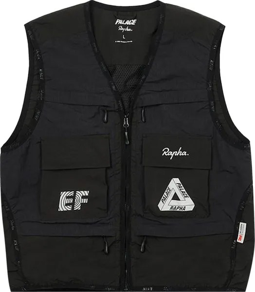 Жилет Palace x Rapha EF Education First Utility Vest 'Black', черный