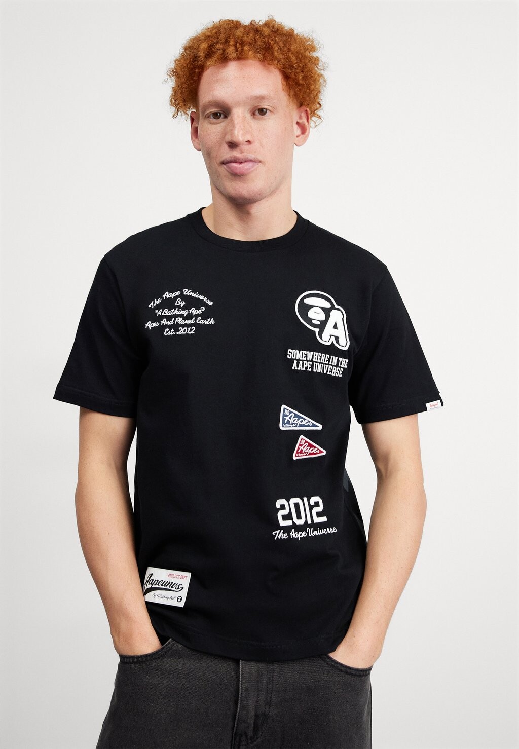 Футболка с принтом Hong Kong Limited AAPE By A Bathing Ape, черный