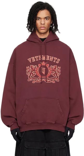 Красная королевская толстовка Vetements