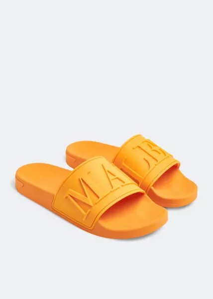 Шлепанцы с логотипом Mallet, оранжевый