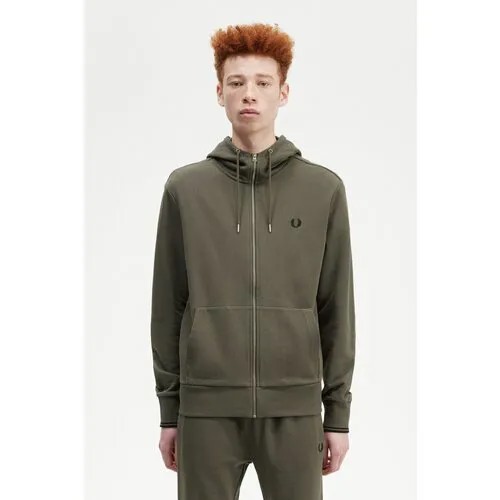 Худи FRED PERRY, размер XL, зеленый