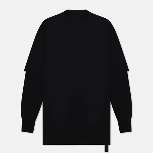 Лонгслив Rick Owens luxor hustler t, хлопок, размер m, черный