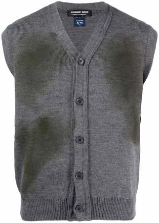 Comme Des Garçons Homme Deux кардиган без рукавов