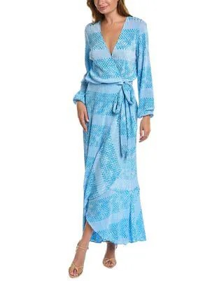 Платье макси Ramy Brook Oriana женское синее размера Xxs
