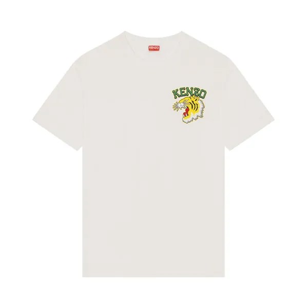 Футболка Kenzo Tiger Varsity Classic T-Shirt Off White, белый