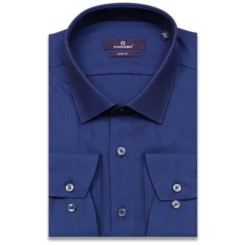 Рубашка POGGINO, размер (46)S, синий