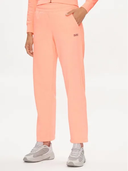 Широкие спортивные брюки Dkny Sport, розовый
