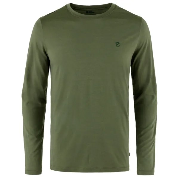 Лонгслив Fjällräven Abisko Wool L/S, цвет Laurel Green