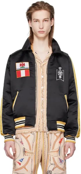 Черный бомбер Le Soleil Rhude