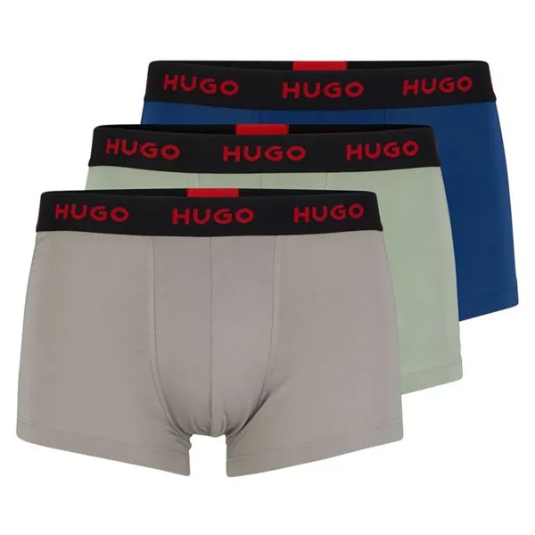 Боксеры HUGO 3 шт, разноцветный