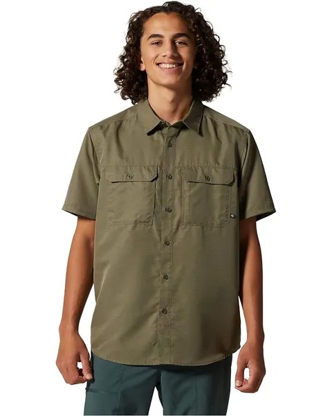 Рубашка Mountain Hardwear Big & Tall Canyon Short Sleeve, цвет Stone Green