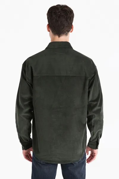 Джинсовая куртка-рубашка с люверсами Colin'S, зеленый