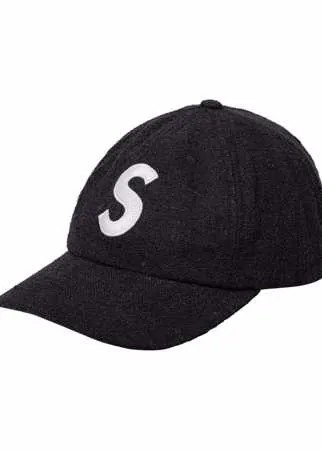 Supreme шестипанельная кепка Terry с логотипом S