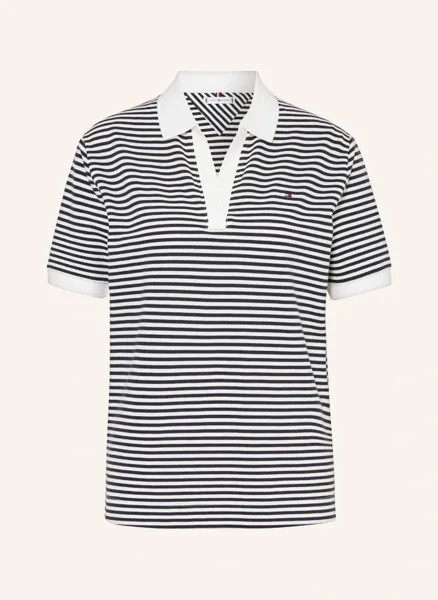 Вязаная рубашка-поло Tommy Hilfiger, синий
