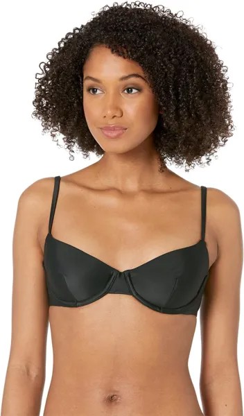 Верх бикини на косточках Madewell Second Wave, цвет True Black