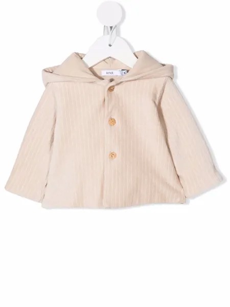 Knot пальто Tender Velvet в полоску