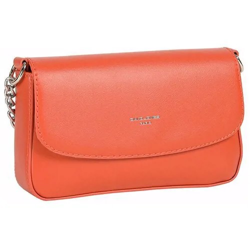 Сумка кросс-боди женская David Jones 6036 CM ORANGE, оранжевая