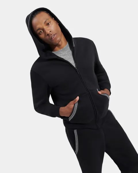 Толстовка Tasman Full Zip Hoodie UGG, черный