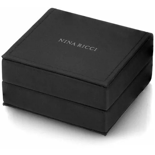 Запонки NINA RICCI Gilding, NR 9449 3, родий.