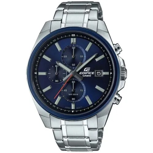 Наручные часы CASIO Edifice EFV-610DB-2A, синий, серебряный