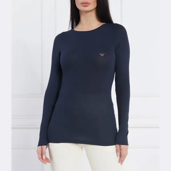 Тонкая пижама сверху Emporio Armani, синий