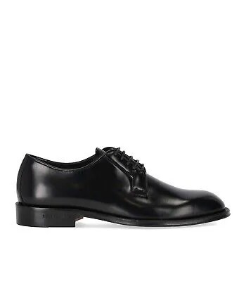 Черные мужские туфли дерби Dsquared2 D2 Classic