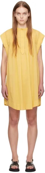 Желтое мини-платье Leazali Isabel Marant Etoile