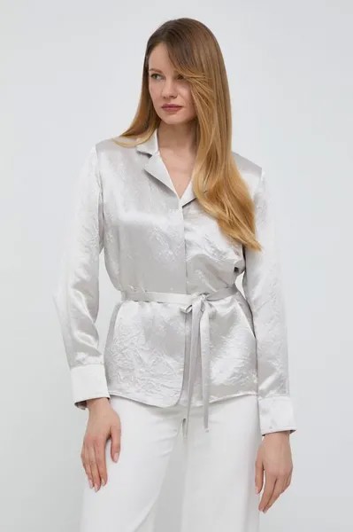 Рубашка Max Mara Leisure, серый