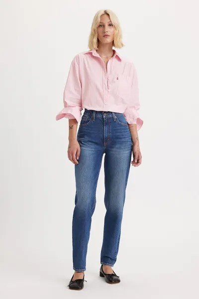 Джинсы Mom в стиле 80-х с высокой талией Levi'S, индиго
