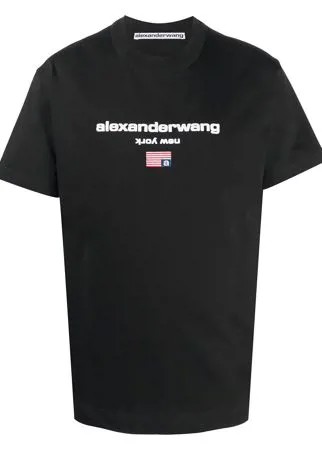 Alexander Wang футболка с логотипом