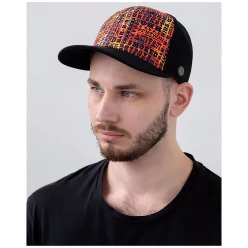 Бейсболка STETSON арт. 7781110 BBQ (черный / оранжевый), Размер:UNI