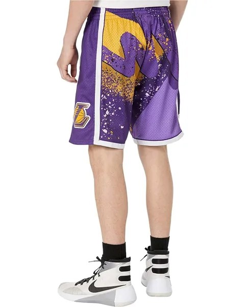 Шорты Mitchell & Ness NBA Hyper Hoops Swingman Shorts Lakers 2009, темно-фиолетовый