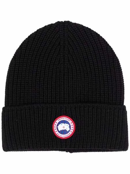 Canada Goose шапка бини с логотипом