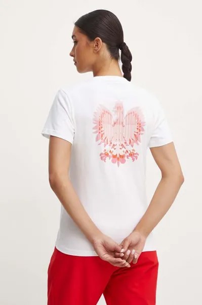 Польша футболка adidas Performance, белый