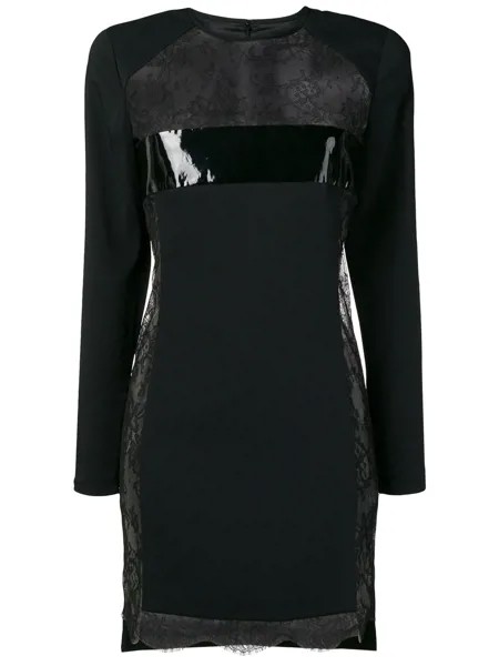 Dsquared2 платье мини из цветочного кружева