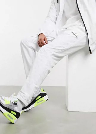Белые спортивные брюки с принтом ellesse x Smiley-Белый