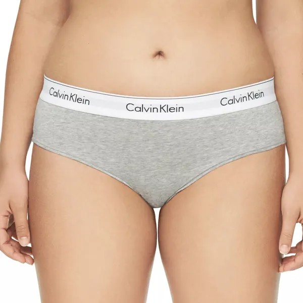 Хлопковые трусики-хипстеры больших размеров Calvin Klein Modern QF5118 Calvin Klein