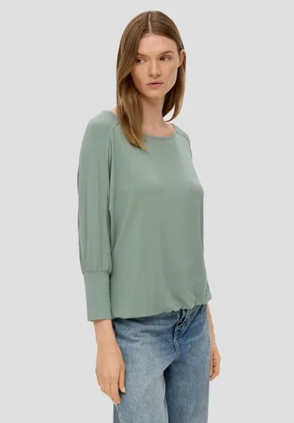 Рубашка с длинным рукавом LONGSLEEVE s.Oliver, цвет salbeigrün