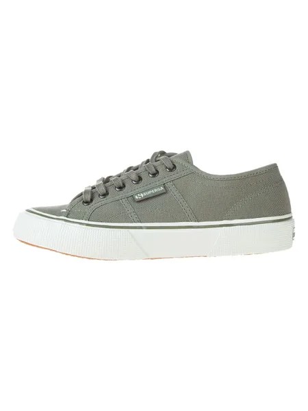 Кроссовки на шнуровке Superga, хаки