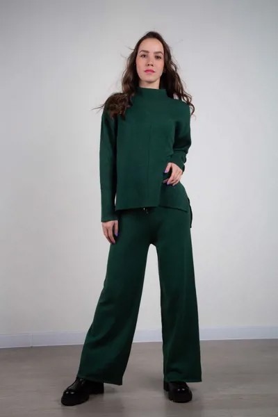 Комплект женский  (кофта + брюки) STOLNIK 0421-17 (M-L, Черный)